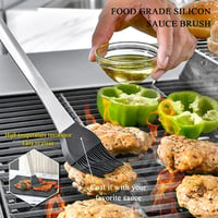 Kyraton 4 részes grillezés kiegészítő szett rozsdamentes acél 5