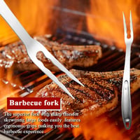 Kyraton 4 részes grillezés kiegészítő szett rozsdamentes acél 6