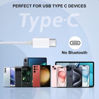 Káblové slúchadlá Kyxoovex USB-C pre iPhone 17/16/15, Hi-Fi stereo s mikrofónom a ovládaním hlasitosti, kompatibilné so Samsung S24/S23 a iPad, biele 8