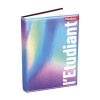 Školský diár L'Étudiant Holographique 2026-2027 – Holografická obálka, denný rozvrh, 15x20 cm 1