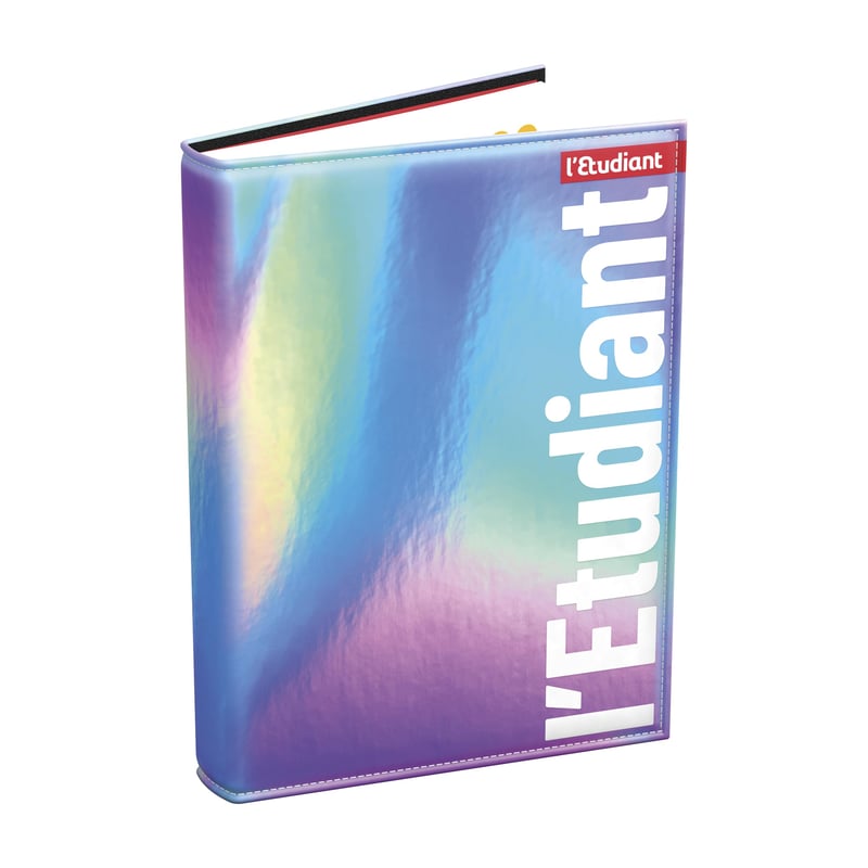 Školský diár L'Étudiant Holographique 2026-2027 – Holografická obálka, denný rozvrh, 15x20 cm