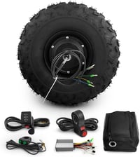 L-faster Elektromos Talicska Motor Kit 24V 350W Alumínium Kerékagy Hajtómű 14,5 Hüvelykes Kerékkel Terepjáró Kocsihoz 1