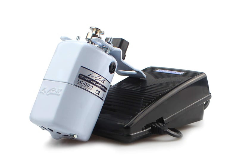 Motor mașină de cusut La Canilla 150W 8000 RPM alb pentru aparate Singer, AEG, Victoria, W6, Brother, piesă de schimb pentru mașină de cusut