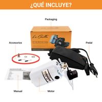 Motor mașină de cusut La Canilla 150W 8000 RPM alb pentru aparate Singer, AEG, Victoria, W6, Brother, piesă de schimb pentru mașină de cusut 5