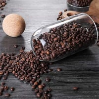 La Llareta 550 ml üveg tárolóedény parafa dugóval, fűszerekhez, kávéhoz, cukorkához 6