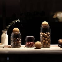 La Llareta 550 ml üveg tárolóedény parafa dugóval, fűszerekhez, kávéhoz, cukorkához 9