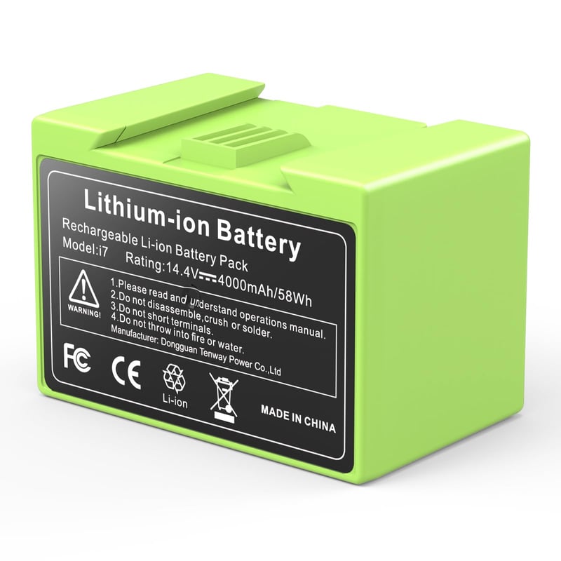 Náhradná Li-Ion batéria LabTEC 14,4 V 4000 mAh pre vysávač iRobot Roomba i3 i4 i7 E5 7150 7550 4150 4552 i7158 i7550 ABL-D1
