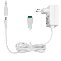 Napájací zdroj Lacasa 24V 1A pre LED pásy, 24W transformátor AC 200-240V DC 24V adaptér s 1,5m káblom, konektor 5,5x2,1mm, EU zástrčka, GS TÜV CE 4