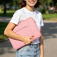 Lacdo 13.3" Laptop Sleeve MacBook Pro/Air iPad Pro Védőtok Rózsaszín 7