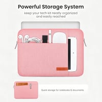 Lacdo 13.3" Laptop Sleeve MacBook Pro/Air iPad Pro Védőtok Rózsaszín 2