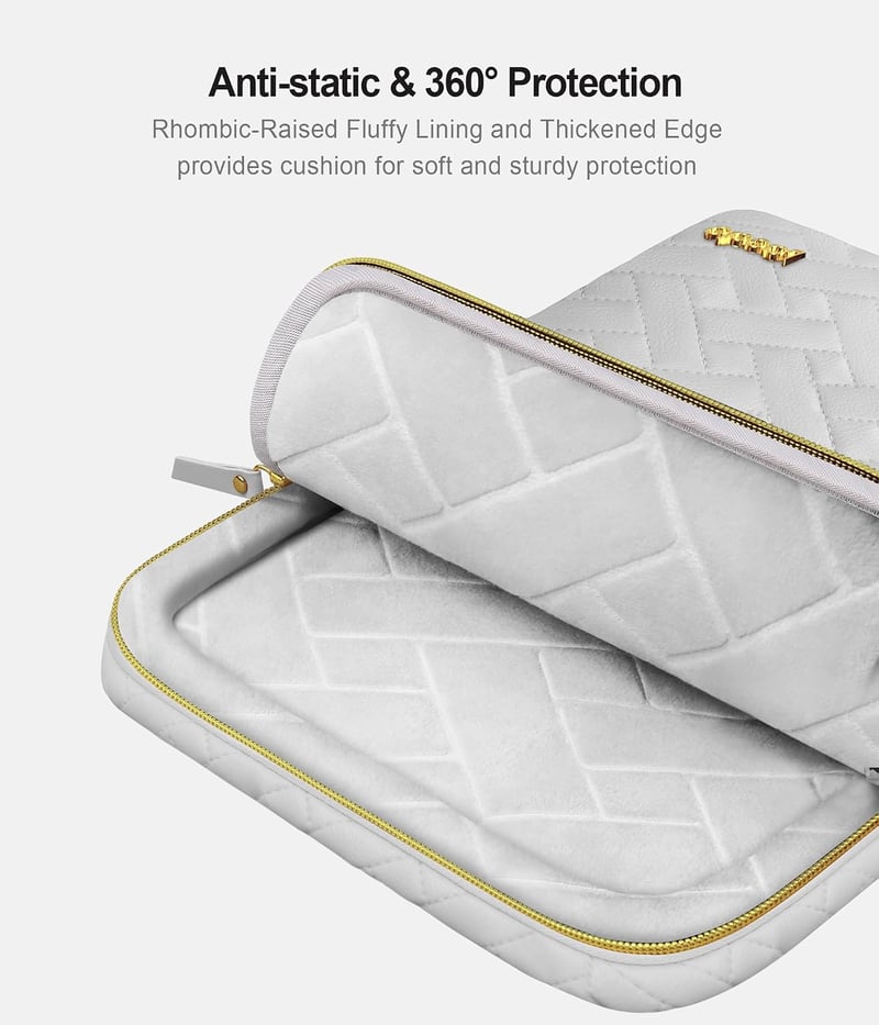 Lacdo 360° Laptop Táska 15.6" Lenovo/ASUS/HP/Acer/Huawei Védőtok Szürke