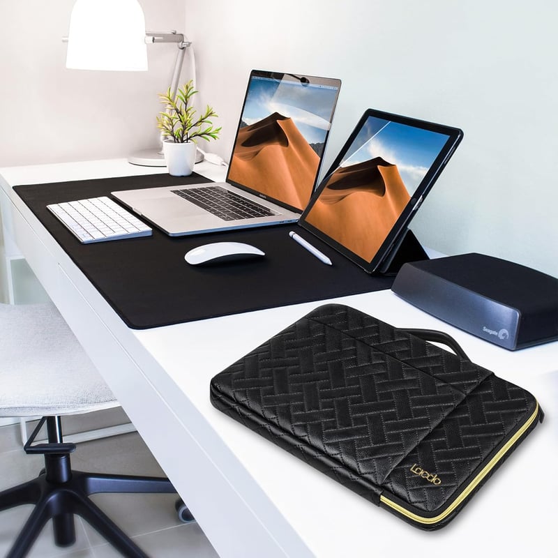 Lacdo 360° Laptop Tok 14" MacBook Pro M5/M4/M3/M2/M1 Fekete