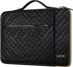 Lacdo 360° torba za laptop 14" MacBook Pro M1/M2/M3/M4/M5 - elegantna crna