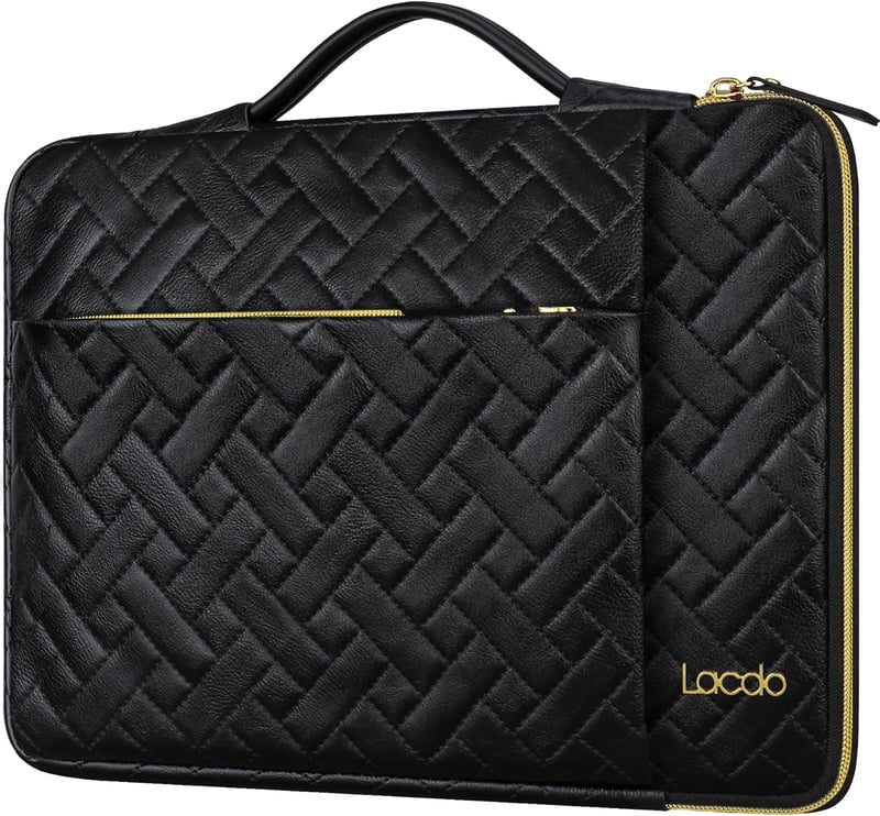 Lacdo 360° Laptop Tok 14" MacBook Pro M5/M4/M3/M2/M1 Fekete