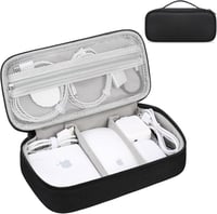 Lacdo Elektronikai Kábel Tároló Szervező Táska USB Pendrive SD Kártya Apple Pencil Fülhallgató MacBook Töltő Fekete 1