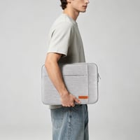 Lacdo Laptop Sleeve 15" MacBook Air M4/M3/M2 és Dell XPS 15 Plus szürke tok 7