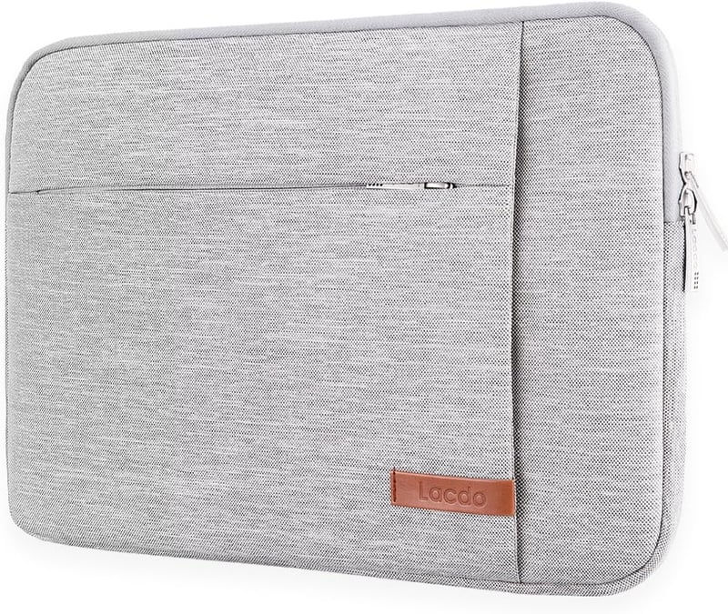 Lacdo Laptop Sleeve 15" MacBook Air M4/M3/M2 és Dell XPS 15 Plus szürke tok