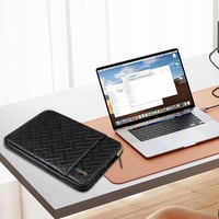 Lacdo Laptop Táska 14" MacBook Pro M4/M3/M2/M1 és Surface Laptop Védelméhez - Neu MacBook Pro 14 Zoll, black 7