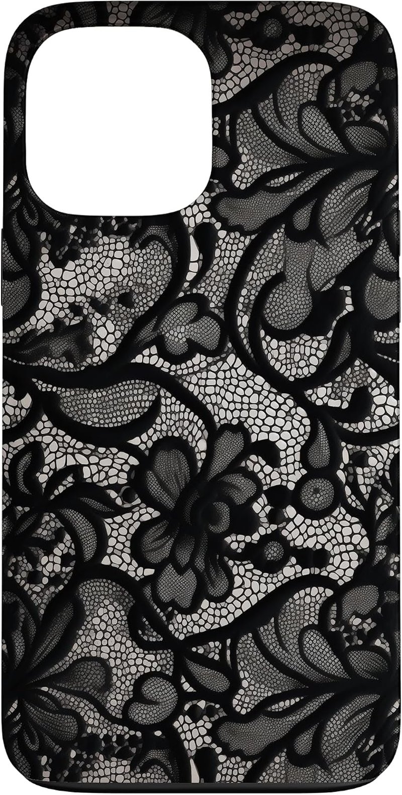 Lace Artful Visions fekete csipkemintás vintage tok – iPhone 13 Pro Max