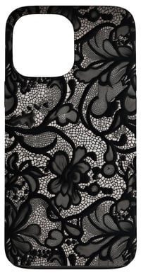 Lace Artful Visions vintage maskica s crnim uzorkom čipke – iPhone 13 Pro Max 1