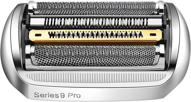 Cap de bărbierit electric LackYork 94 M compatibil cu Braun Series 9 și 9 Pro, Silver Series 9 argintiu, de schimb 9517s 9527s 9525s