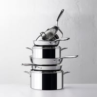 Tigaie LACOR Trichef 60853, 30 cm, oțel inoxidabil 18/10 și aluminiu, triplu strat, compatibilă cu plita cu inducție, cuptorul și mașina de spălat vase 7