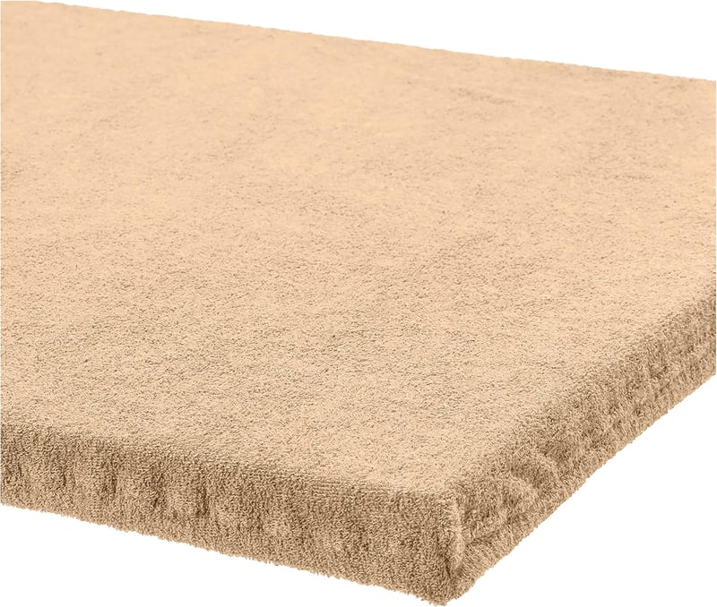 Ladeheid Mosógép Védőhuzat Frottír Anyagból 50 x 60 cm Bézs Színben - Könnyű Pamut-Poliészter Keverék Takaró Mosógéphez