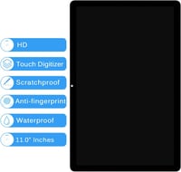 LADYSON LCD Kijelző Samsung Galaxy Tab A9+ A9 Plus SM-X210 SM-X215 SM-X216B Érintőképernyő Digitizer Csere Szett Szerszámokkal Fekete 10.9" 2