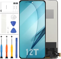 LADYSON Xiaomi 12T LCD Kijelző Csere Szett - 12T Pro 5G 2022 Érintőképernyő Digitizer Javító Készlet 6.67" Fekete 1