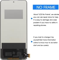 LADYSON Xiaomi 12T LCD Kijelző Csere Szett - 12T Pro 5G 2022 Érintőképernyő Digitizer Javító Készlet 6.67" Fekete 3