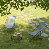 Skladacie ležadlo Lafuma Mobilier Maxi Transat – hnedá tkanina Batyline® – 4 polohy – na terasu a do záhrady – ľahké a stabilné 7
