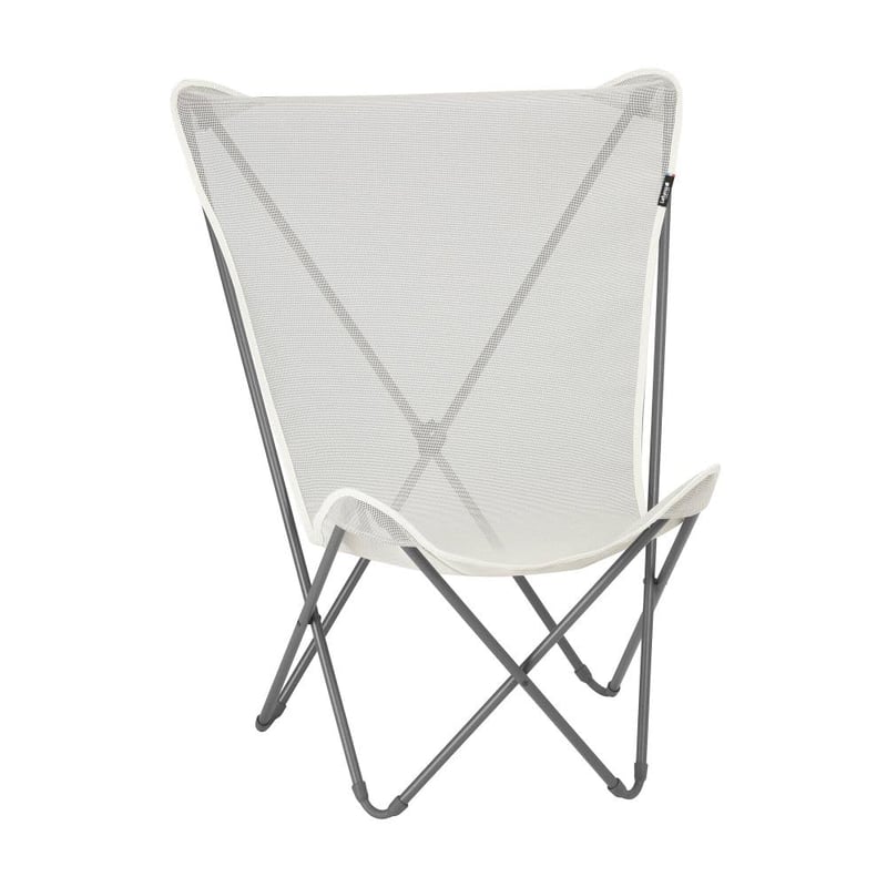 Skladacie záhradné kreslo Lafuma Mobilier Pop Up Butterfly, odnímateľná tkanina Batyline, na terasu a do salónika, ražná béžová