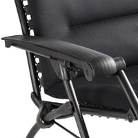 Lafuma Mobilier RSX Clip AirComfort Zero-Gravity kerti relax fotel párnázott fekete Acier szín LFM2058_6135 8