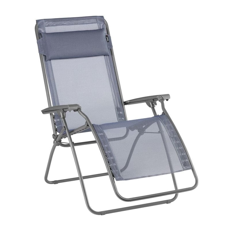 Lafuma MOBILIER Zero Gravity R Clip Relax Fotel - Összecsukható Kerti Napozószék, Batyline Anyag, Többpozíciós, Kék Ocean