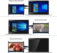 LAFVIN 7" IPS LCD Érintőképernyős Monitor 1024x600 Kapacitív Kijelző HDMI Csatlakozással Raspberry Pi, Windows 10/8/7 Rendszerekhez 6