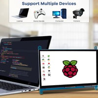 LAFVIN 7" IPS LCD Érintőképernyős Monitor 1024x600 Kapacitív Kijelző HDMI Csatlakozással Raspberry Pi, Windows 10/8/7 Rendszerekhez 5