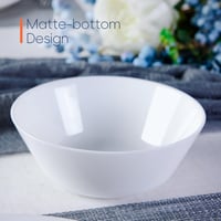 LaGlint 460 ml Müzlis Tálak, Fehér, 4 Darabos Szett, Opál Üveg, Mikróhullámú és Mosogatógépben Mosható 2