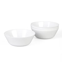 LaGlint miska na müsli z opálového skla, sada 4 ks, 473 ml – biela 1