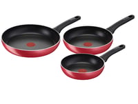 Lagostina Mediterranean Kitchen tapadásmentes alumínium serpenyő szett – Ø 20/24/28 cm, 3 db, indukciós, gáz és sütő kompatibilis, Thermo-Signal jelzővel 1