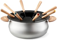 LAGRANGE, Electric Fondue Device for 8 People 1.5 L Made in France for All Types of Fondue Adjustable Thermostat, Wooden Handles, 900 W, 349015 3