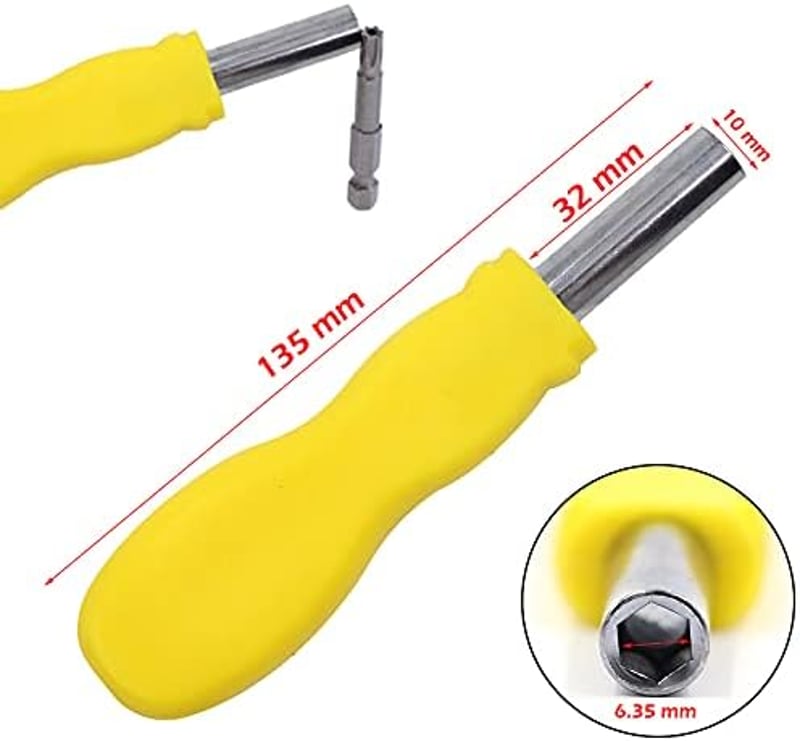 Lahviuu Torx Csavarhúzó Készlet 12 Részes Mágneses Csillag Fejű 50mm