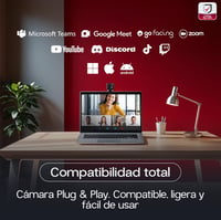 Laia PC Pro FHD Webkamera - Full HD 1080p Videókonferenciához, USB-C Csatlakozás, 30fps, Autofókusz, Minimál Dizájn, PC/Mac Kompatibilis 6