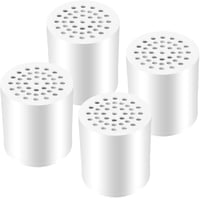Laicky 4 darabos 20 fokozatú zuhanyfilter patron csomag univerzális víztisztító klór nehézfém vas eltávolító vízlágyító 1