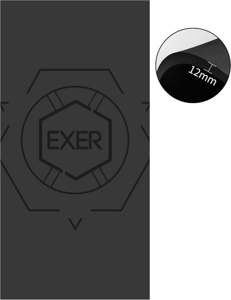 LaiEr Extra nagy jógaszőnyeg 200x100cm TPE csúszásmentes edzőpad táskával