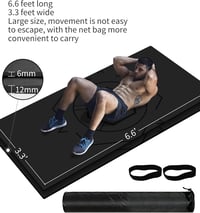 LaiEr Extra nagy jógaszőnyeg 200x100cm TPE csúszásmentes edzőpad táskával 3