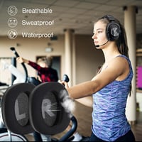 Laipuke csere fülpárna Logitech G Pro X fejhallgatóhoz, hűtőgéles, fekete - 1 pár 6