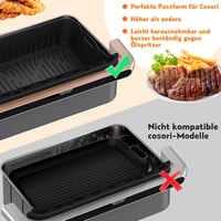 LAISLLA Cosori Dual Blaze Twinfry XXL szilikon forma 2x5L légfriteusz kiegészítő 3