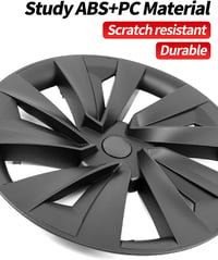 LALAIJDOU 4db 19 Colos Kerékagy Sapka Tesla Model Y Matte Black 2