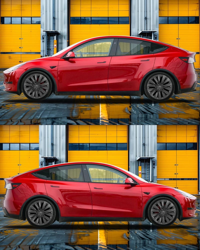 LALAIJDOU 4db 19 Colos Kerékagy Sapka Tesla Model Y Matte Black 2019-2024