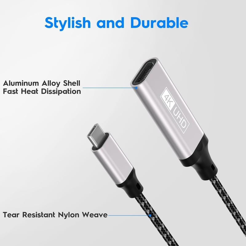 lalasis USB-C HDMI 4K Adapter - Thunderbolt 3/4 Kompatibilis iPhone 16/15, MacBook, iPad, Samsung Galaxy, Dell XPS Készülékekkel

AI: I've c